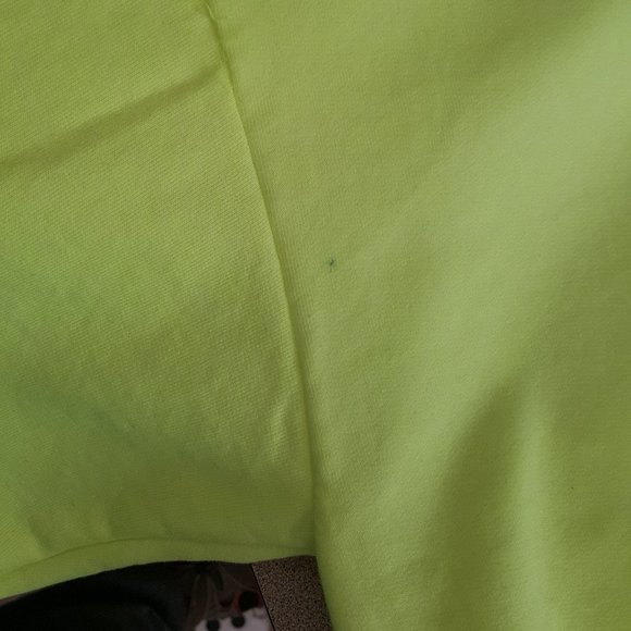 New Men's Fleece Pullover Hoodie Sweatshirt, Size L Yellow . - Picture 10 of 10